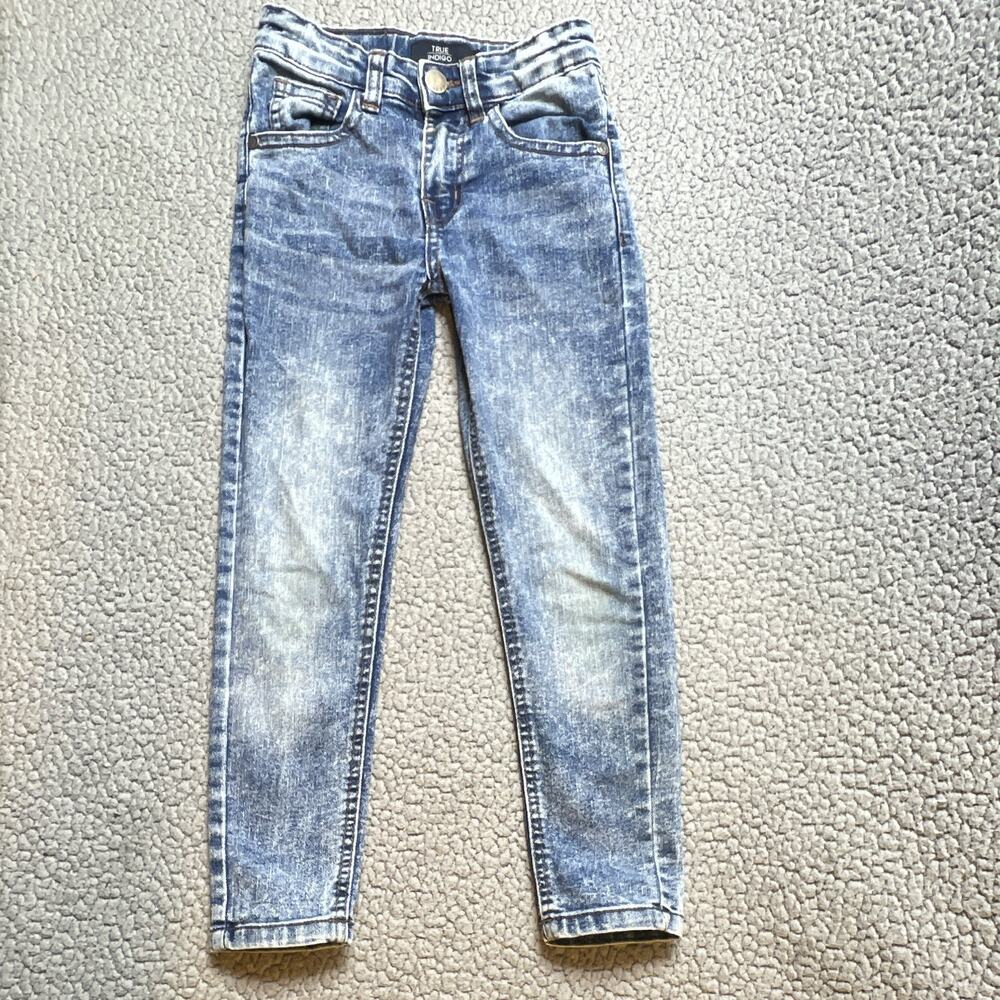 True Indgo Denim Dark Wash Jeans Little Boys Size 6